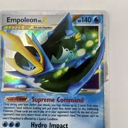 Pokemon TCG Empoleon LV.X Black Star Promotional Holo Card DP11 T4406 - Image 3