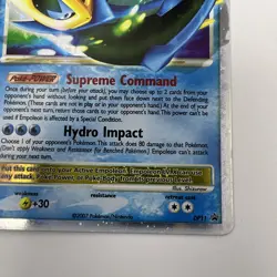 Pokemon TCG Empoleon LV.X Black Star Promotional Holo Card DP11 T4406 - Image 4