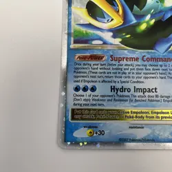 Pokemon TCG Empoleon LV.X Black Star Promotional Holo Card DP11 T4406 - Image 5