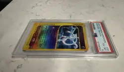Pokemon TCG Expedition 2002 Mewtwo Reverse Holo Card #20 PSA 6 - Image 3