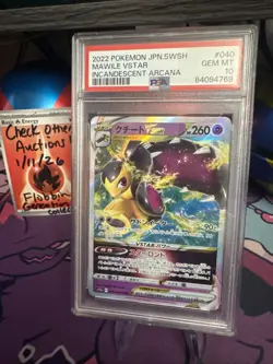 Mawile VSTAR 040/068 RRR -S11A Incandescent Arcana Pokemon TCG Card PSA 10 - Image 1