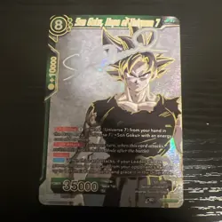 Dragon Ball Super Card Son Goku, Hope of Universe 7 TB1-052 SPR Near Mint - Image 1