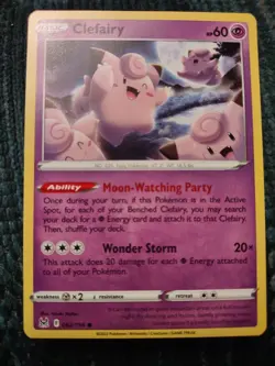 Clefairy Lost Origin 062/196 Pokemon TCG Card NM/M Regular - Image 1