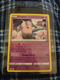 Clefairy Lost Origin 062/196 Pokemon TCG Card NM/M Regular - Image 3
