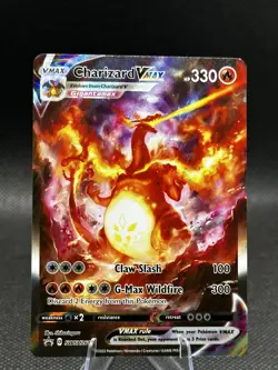 Pokemon TCG Charizard VMAX SWSH261 Sword & Shield Black Star Promo Card NM - Image 2