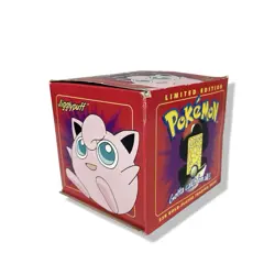 Pokemon 23k Gold Plated Jigglypuff Trading Card Sealed 1999 Blue Box Burger King - Image 1