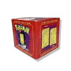 Pokemon 23k Gold Plated Jigglypuff Trading Card Sealed 1999 Blue Box Burger King - Image 2