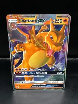 Pokemon Card TCG - Charizard GX SM211 Black Star Promo Sun & Moon A - Image 1