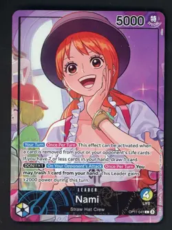 Nami OP11-041 Alt Art Whole Cake Island One Piece Card Game Bandai Card Fest - Image 1