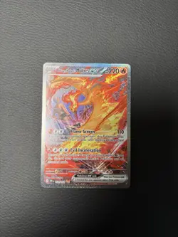 Pokemon TCG Team Rockets Moltres EX Destined Rivals Card 229/182 Ultra Rare NM - Image 1