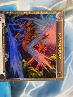 Katharaz #34 Ultra Rare Danian 1st Edition Chaotic TCG English Card NM - Image 2