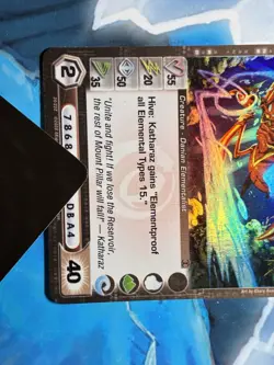 Katharaz #34 Ultra Rare Danian 1st Edition Chaotic TCG English Card NM - Image 3
