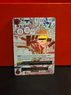 Honesty Impact OP11-018 Alt Art R Event English One Piece Card Near Mint - Image 1