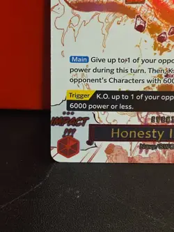 Honesty Impact OP11-018 Alt Art R Event English One Piece Card Near Mint - Image 5