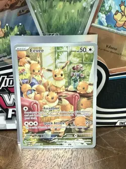 Pokemon Eevee Holo TCG Card Sv06 Twilight Masquerade 188/167 NM Condition - Image 1