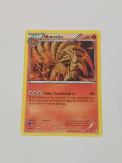 Pokemon Card Ninetales 21/113 Rare Non Holo Legendary Treasures NM Rare TCG - Image 1