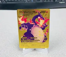 Charizard VMAX SV107/SV122 Full Art Shining Fates Gold Foil Pokemon Card - Image 1