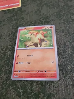 2 Ponyta Regular Pokemon Cards #O21/189 And 077/165. - Image 2