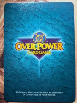 OverPower DC Comics 1996 Doomsday Unearthly Strength Special Card OPD Very Rare - Image 2