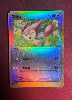 SKITTY 71/109 EX Ruby & Sapphire REVERSE HOLO RH Pokemon TCG card VLP-NM - Image 1