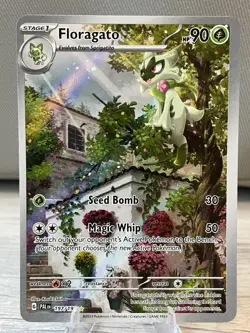 Pokemon TCG Floragato Holo Card Scarlet & Violet Paldea Evolved 197/193 - Image 1