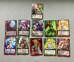 LOT OF 11 JAPANESE Z/X ZILLIONS OF ENEMY X GAME CARDS FRESH PACK MINT HOLOS FOIL - Image 1