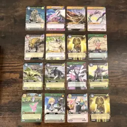 Dinosaur King TCG Time Warp Adventures 16 Common Card Lot - Image 1