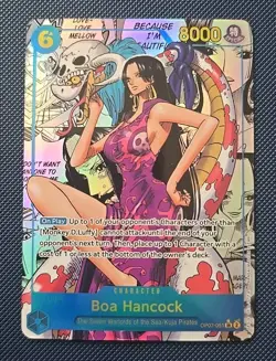 Boa Hancock OP07-051 Manga Parallel (SR) 500 Years in the Future ONE PIECE Card! - Image 1