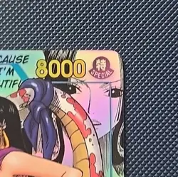 Boa Hancock OP07-051 Manga Parallel (SR) 500 Years in the Future ONE PIECE Card! - Image 4