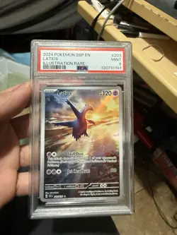 Latios 203/191 Surging Sparks IR #203 PSA MINT 9 Pokemon TCG Card - Image 1