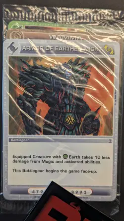 Chaotic Fire And Stone 3 Card Promo Featuring Armor Of Earthen Might 63/100 - Image 1