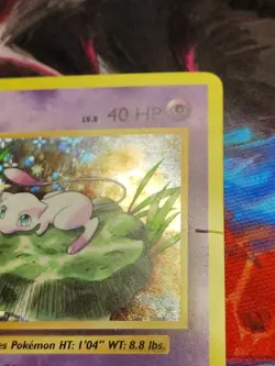 Pokemon Mew TCG Card Holo Rare, 53/108, XY Evolutions Small Crease - Image 3