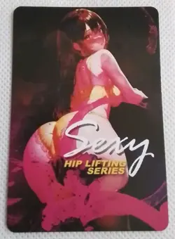 Hip Lifting Series Holographic Custom Art Goddess Story Anime Collectible Card - Image 2