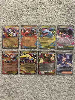 Pokemon Mega Evolution Phantasmal Flames Lot Of 8 Ex / IR / Full Art Cards NM - Image 1