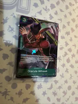 DRACULE MIHAWK ILLUSTRATION VOL. 4 ONE PIECE PROMO CARD SEALED ST12-003 SEALED - Image 1