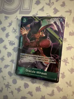 DRACULE MIHAWK ILLUSTRATION VOL. 4 ONE PIECE PROMO CARD SEALED ST12-003 SEALED - Image 2