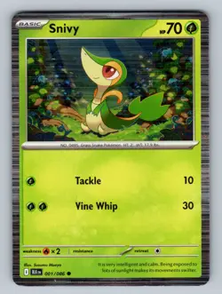 Snivy - 001/086 Holo Promo Miscellaneous Cards & Products NM - LP Pokemon TCG - Image 1