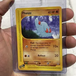 Phanpy 100/147 Aquapolis Set Pokemon TCG Regular Common Vintage Nintendo Card NM - Image 2