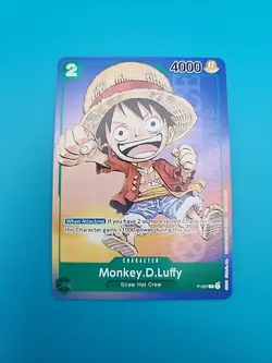 Monkey.D.Luffy P-037 One Piece Promotion Cards Foil - Image 1