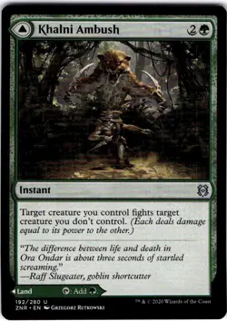 MTG Khalni Ambush Zendikar Rising Uncommon #192 - Image 1