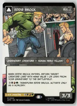 Eddie Brock (0224) (Borderless) Marvel's Spider-Man (224) Normal - MTG - Image 1