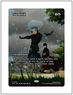 1x Standstill, Borderless Art, Magic the Gathering MTG NM - Image 1