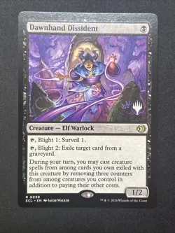 Dawnhand Dissident - Lorwyn Eclipsed - MtG- NM Promo Stamped - Image 1