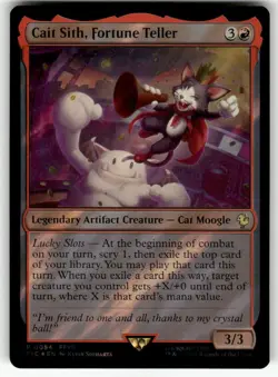 MTG - Cait Sith, Fortune Teller (Surge Foil)- Final Fantasy - Image 1