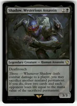 MTG - Shadow, Mysterious Assassin (Surge Foil) - Final Fantasy - Image 1
