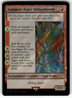 MTG - Summon: Esper Valigarmanda (Surge Foil) - Final Fantasy - Image 1