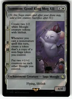MTG - Summon: Good King Mog XII (Surge Foil) - Final Fantasy - Image 1