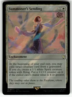 MTG - Summoner's Sending (Surge Foil) - Final Fantasy - Image 1