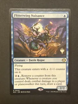 Flitterwing Nuisance *Rare* Magic MtG x1 Lorwyn Eclipsed Promo - Image 1