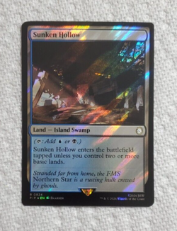 MTG Fallout Surge Foil Sunken Hollow NM - Image 1